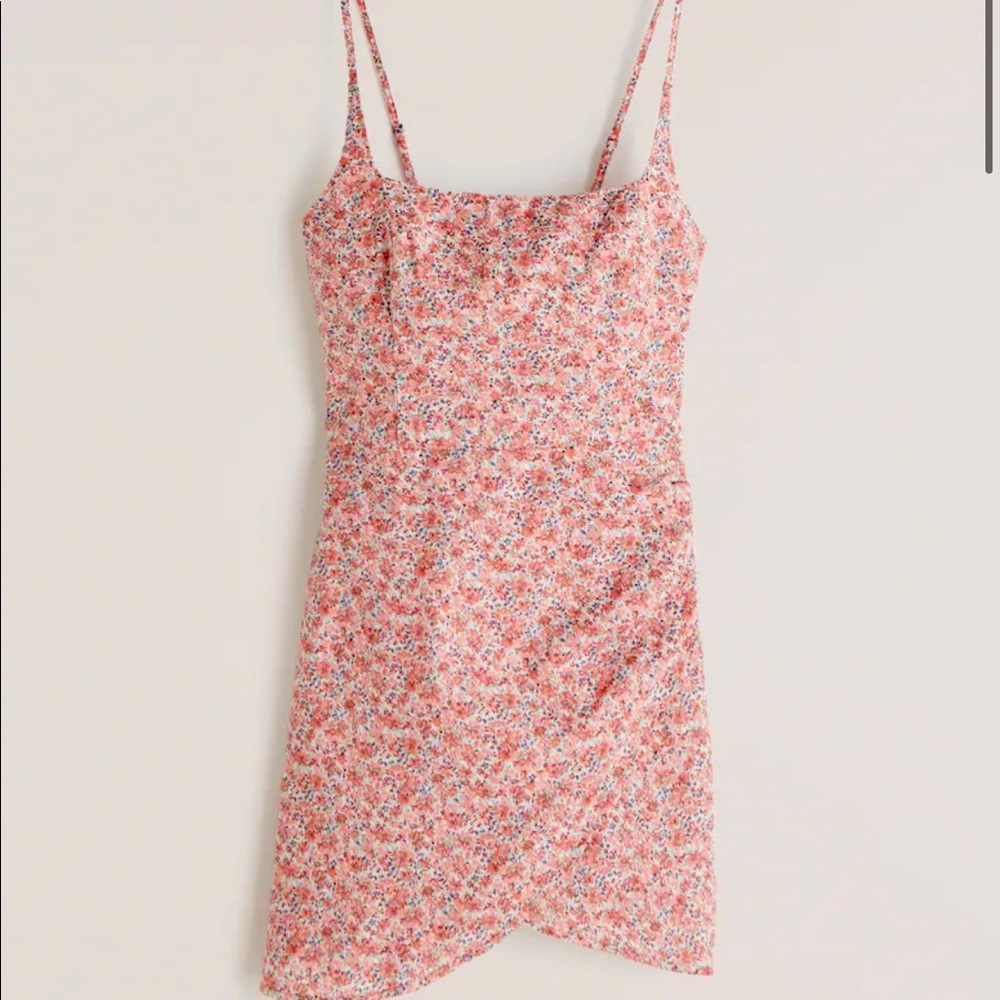 BRAND NEW Abercrombie Scoopneck Wrap Mini Dress
